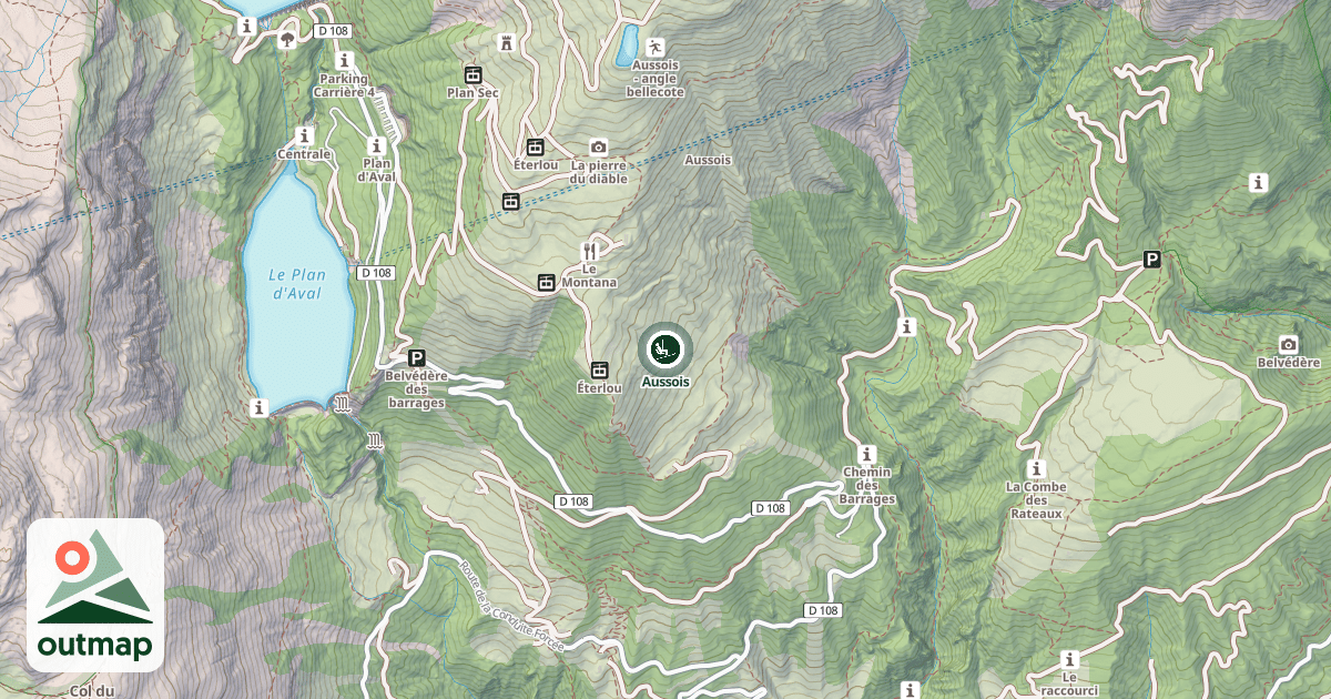 Map of Aussois