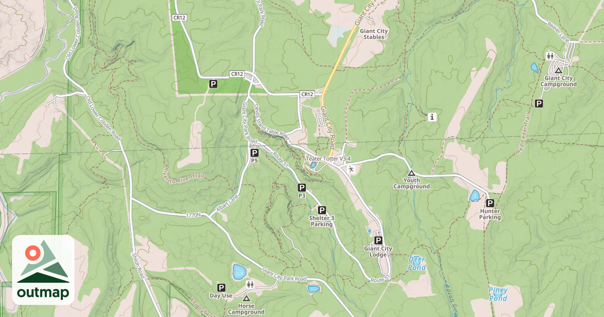 Map of Teater Totter