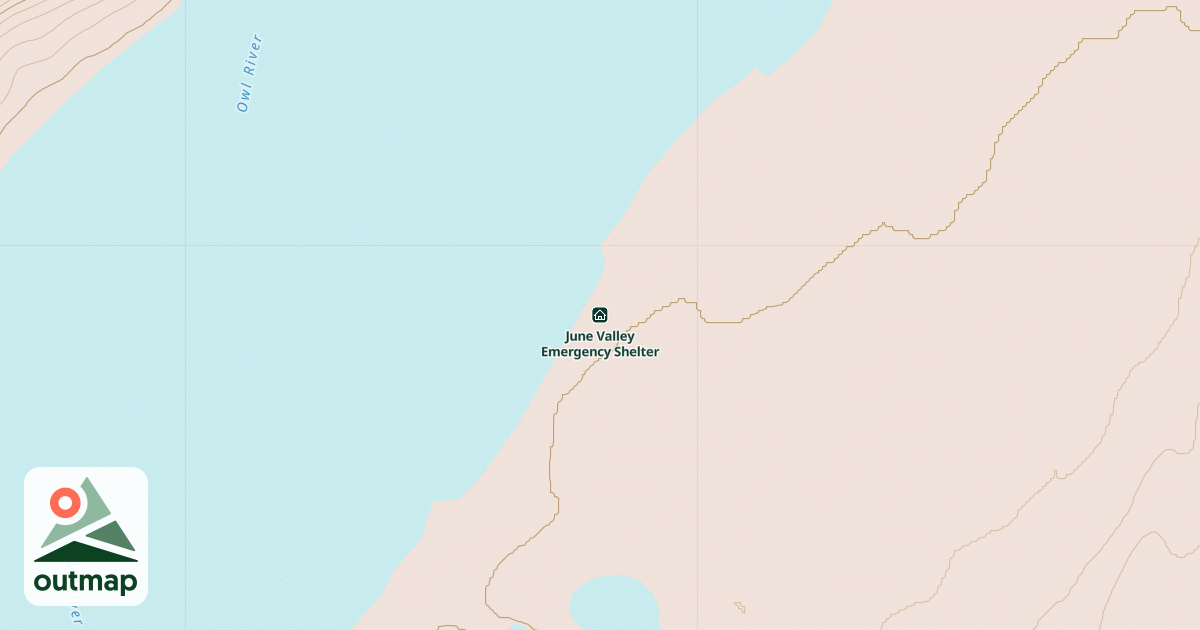 Map of June Valley Emergency Shelter