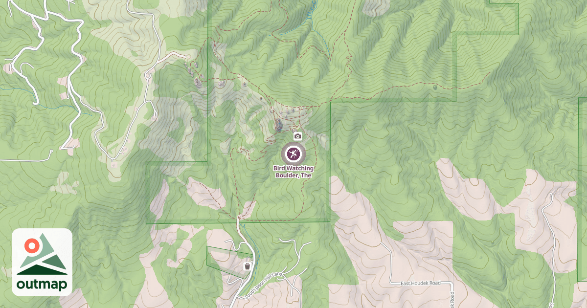 Map of Bird Watching Boulder, The