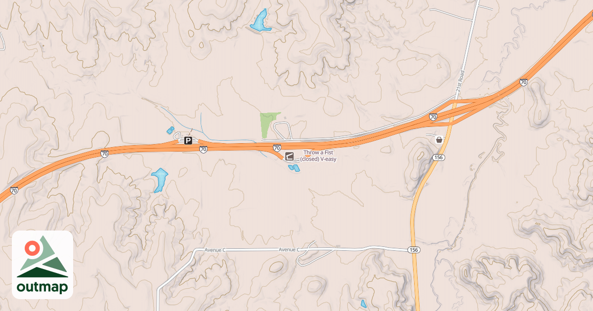 Map of Throw a Fist (closed)