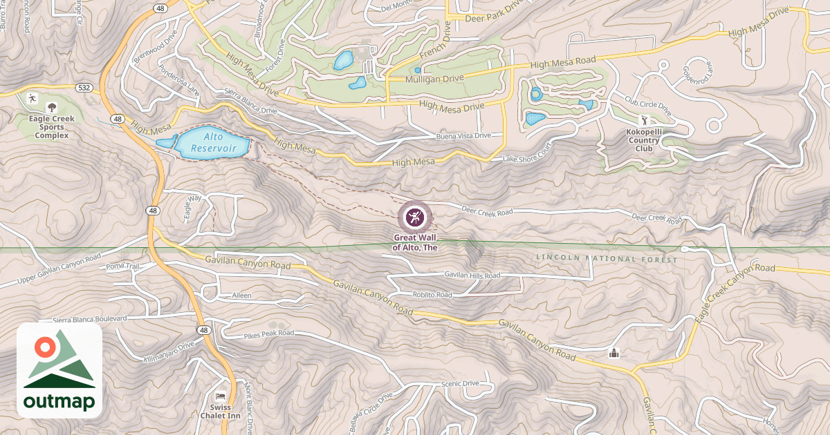 Map of Great Wall of Alto, The