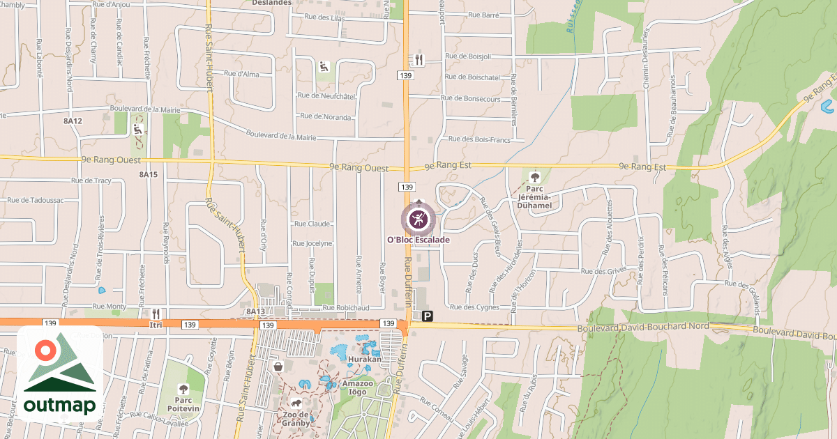 Map of O'Bloc Escalade