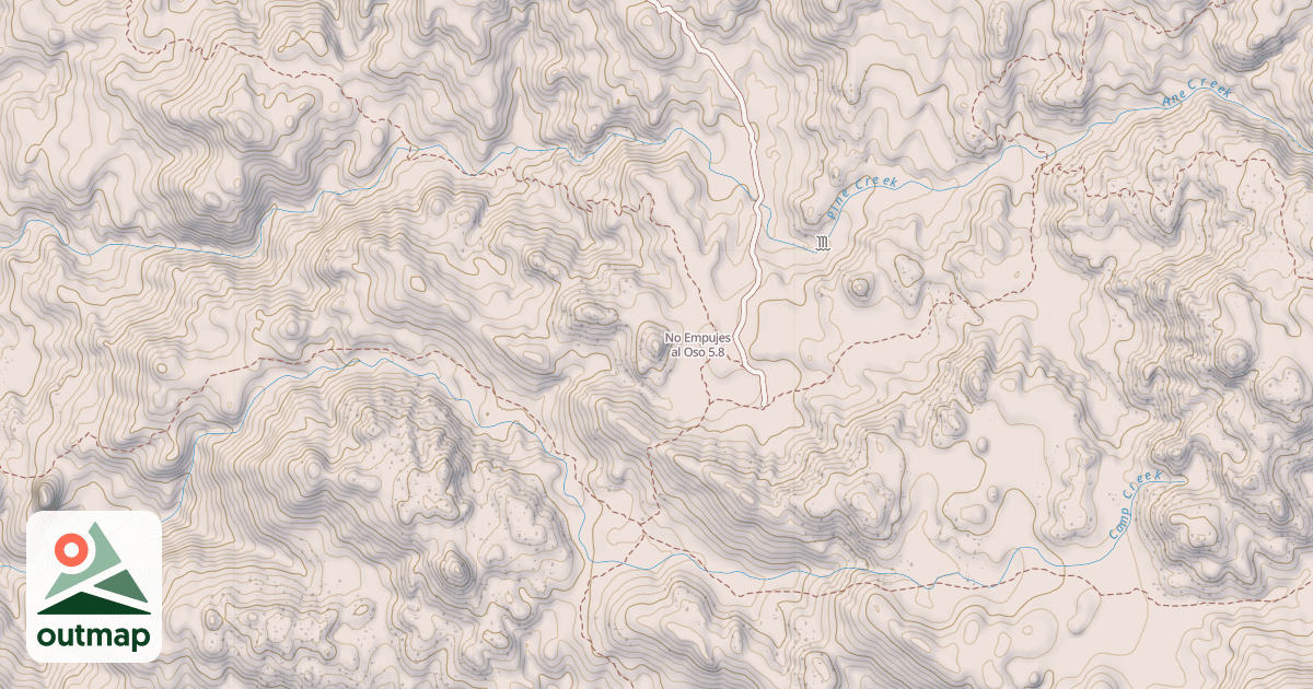 Map of No Empujes al Oso