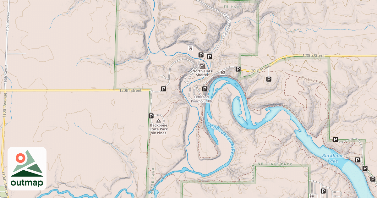 Map of Lefty and Poncho