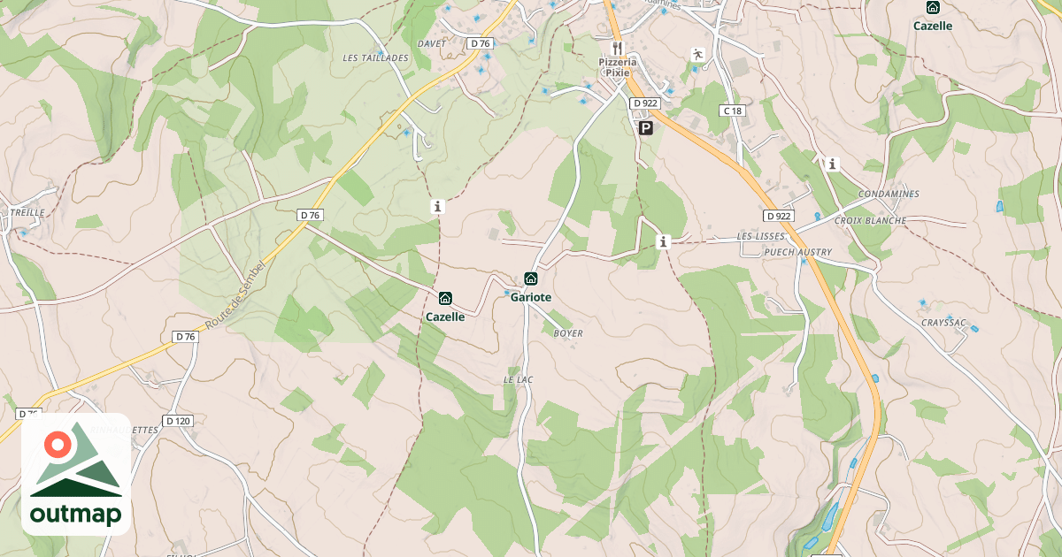 Map of Gariote