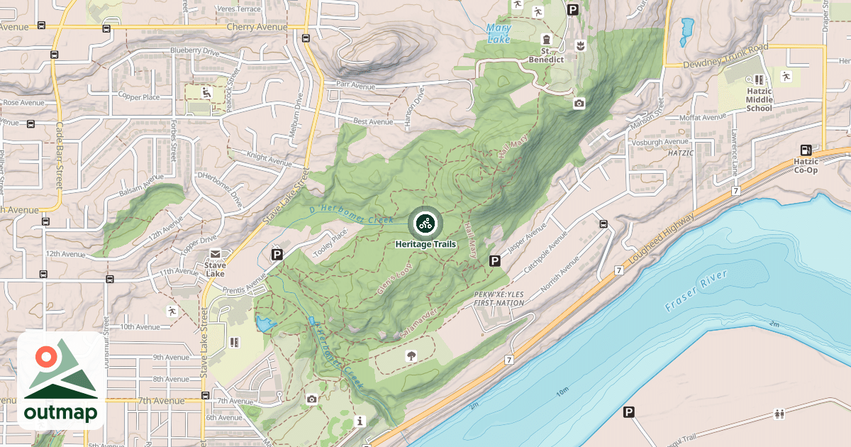 Map of Heritage Trails
