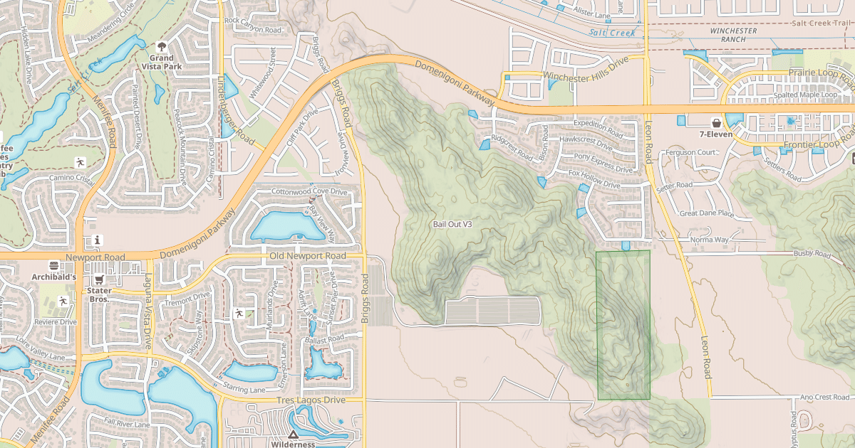 Map preview of Bail Out