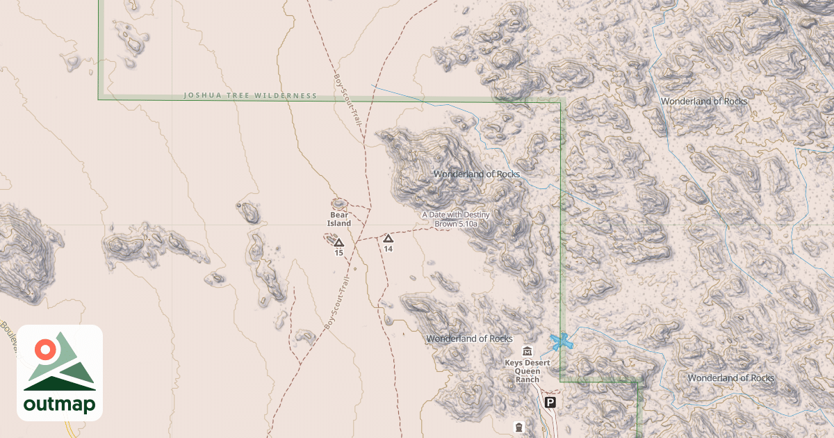 Map of A Date with Destiny Brown