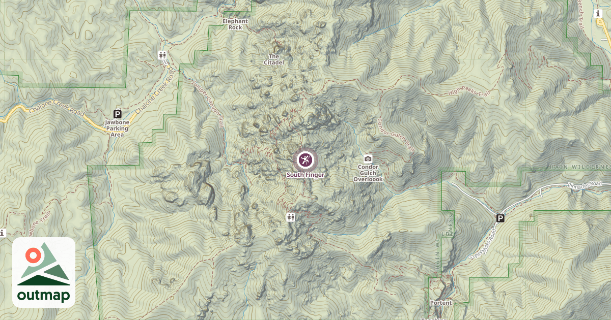 Map of South Finger