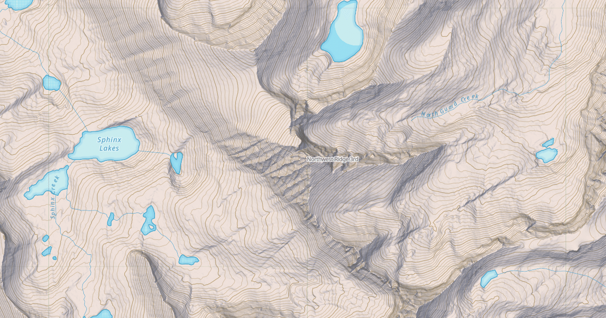 Map preview of Northwest Ridge