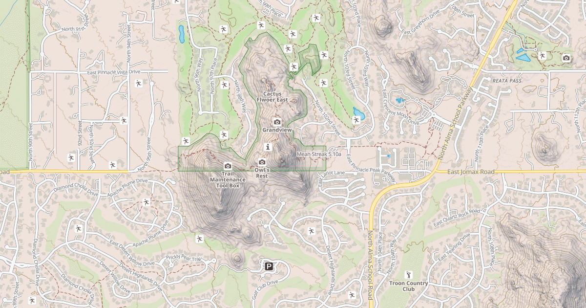 Map preview of Mean Streak