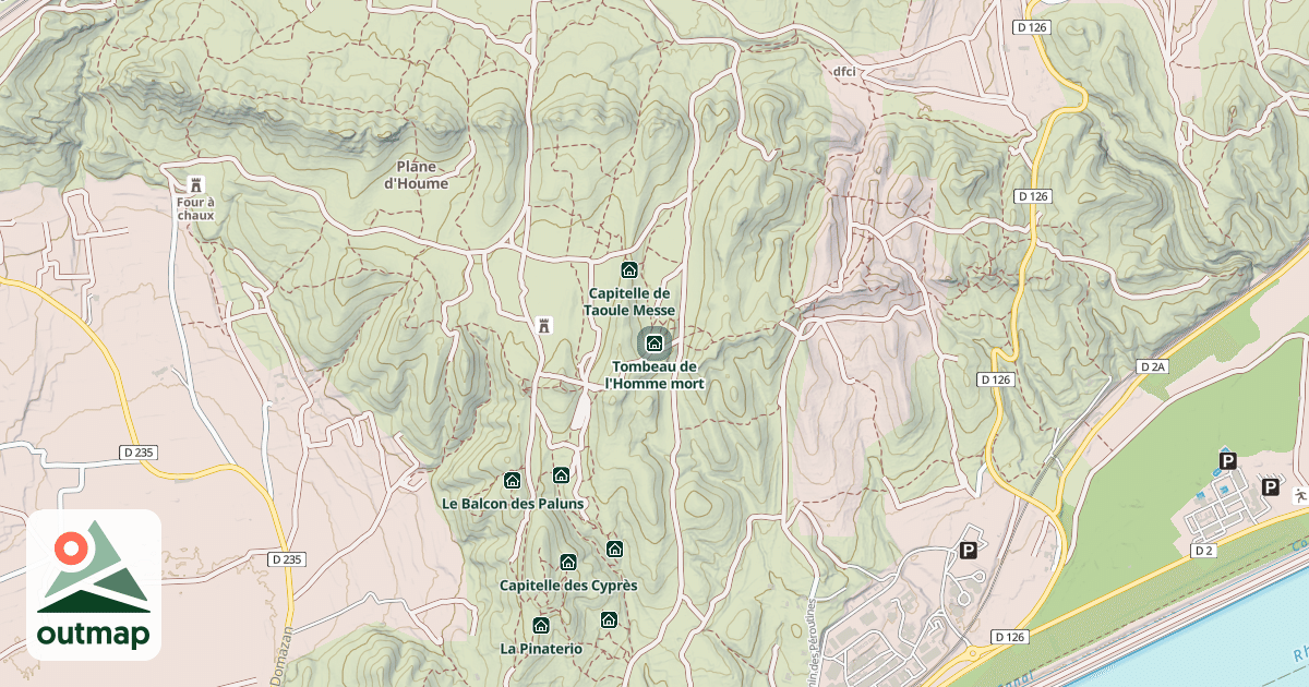 Map of Tombeau de l'Homme mort