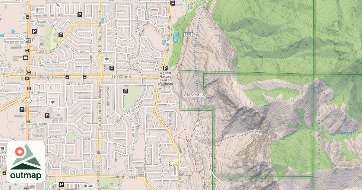 Map of Arse of the Bag