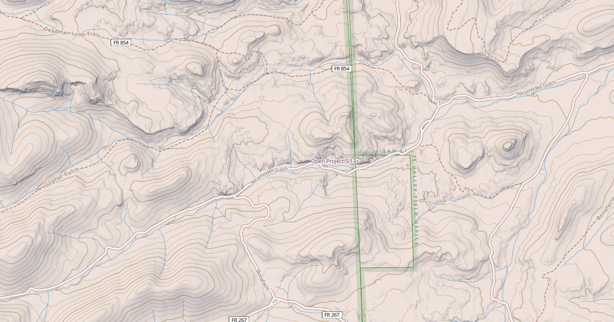 Map preview of Open Project