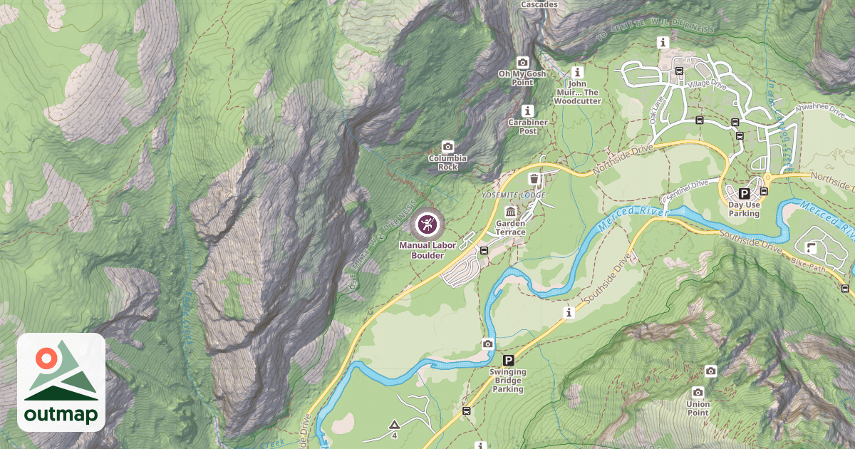 Map of Manual Labor Boulder