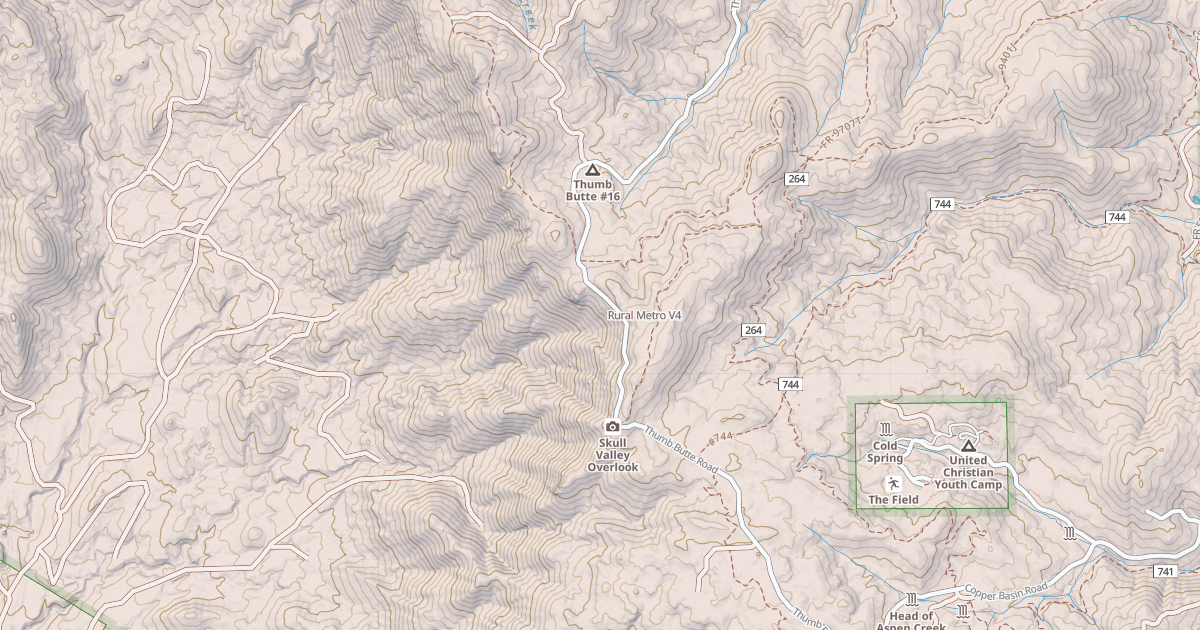 Map preview of Rural Metro