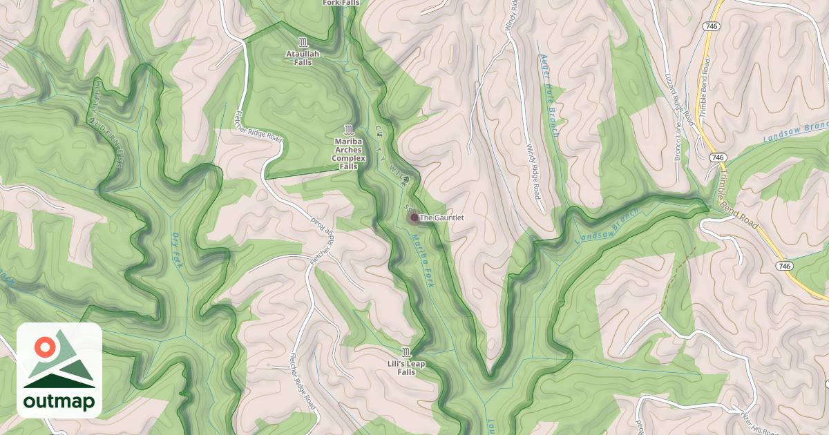 Map of The Gauntlet