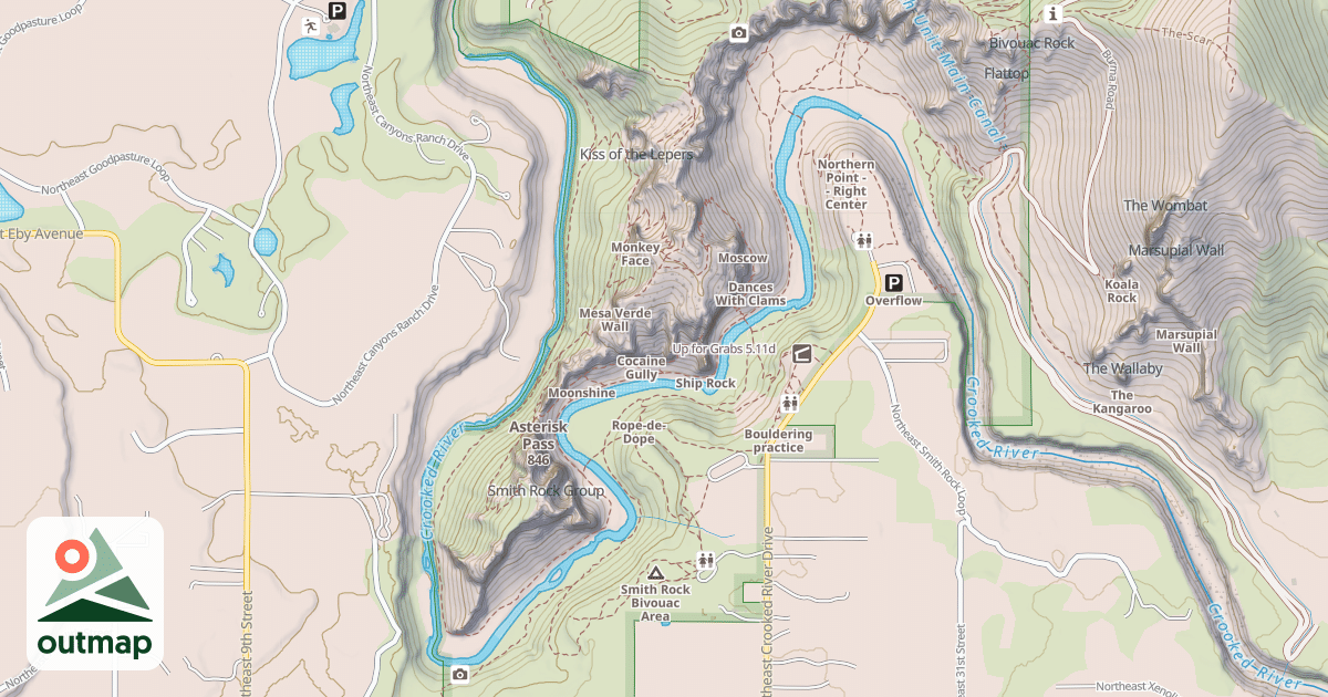 Map of Up for Grabs
