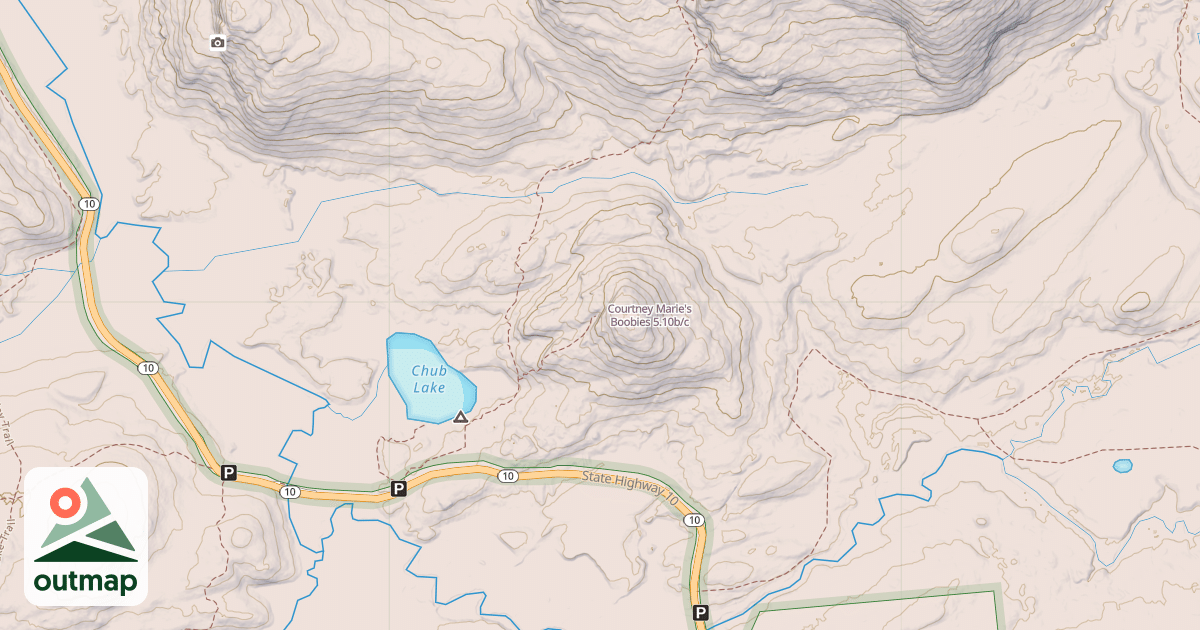 Map of Courtney Marie's Boobies