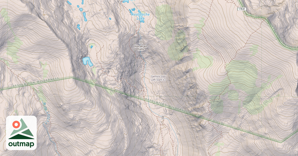 Map of Gemini Slab Left Start