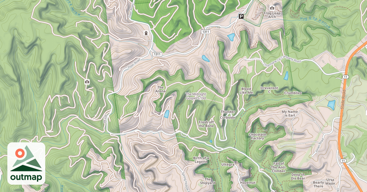 Map of The Midnight Gospel