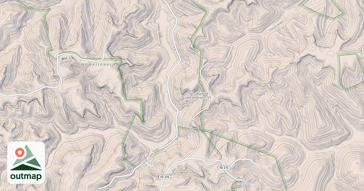 Map of Tite casquette ciele extension