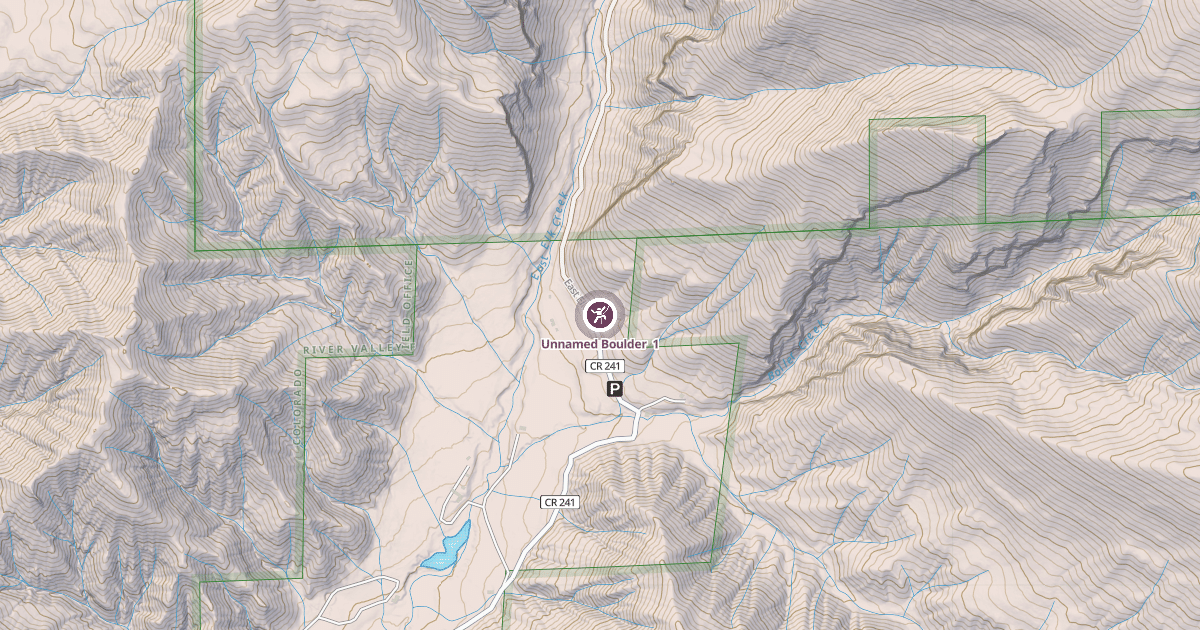 Map preview of Unnamed Boulder  1