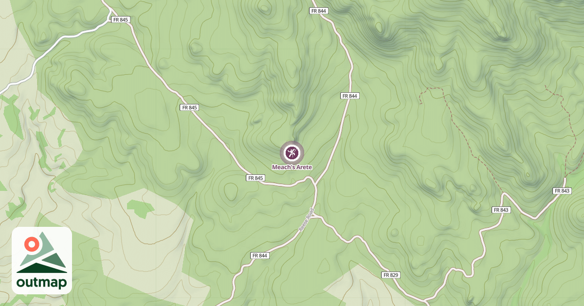 Map of Meach's Arete