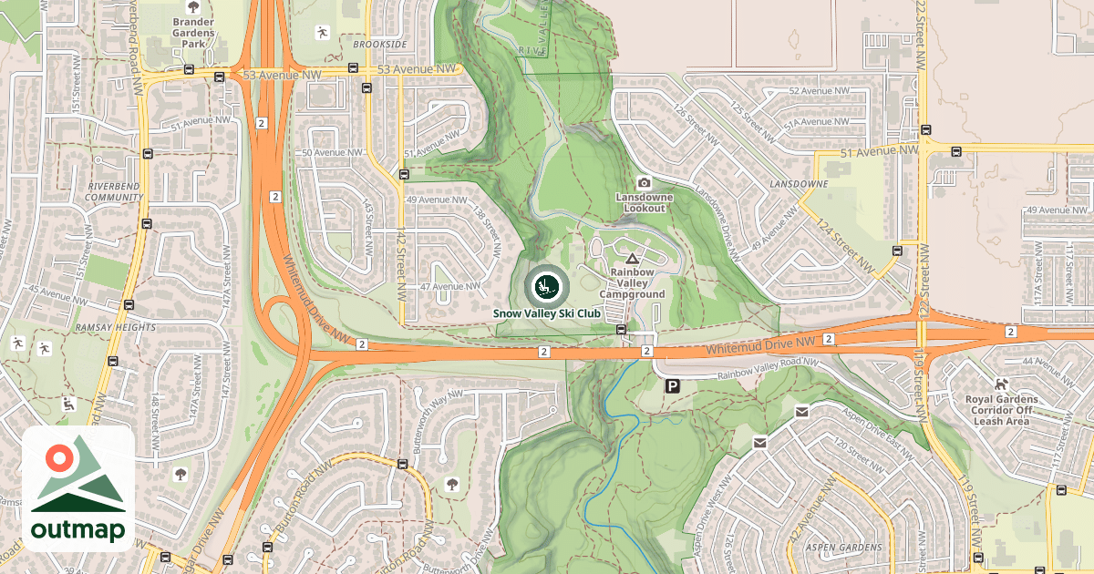 Map of Snow Valley Ski Club