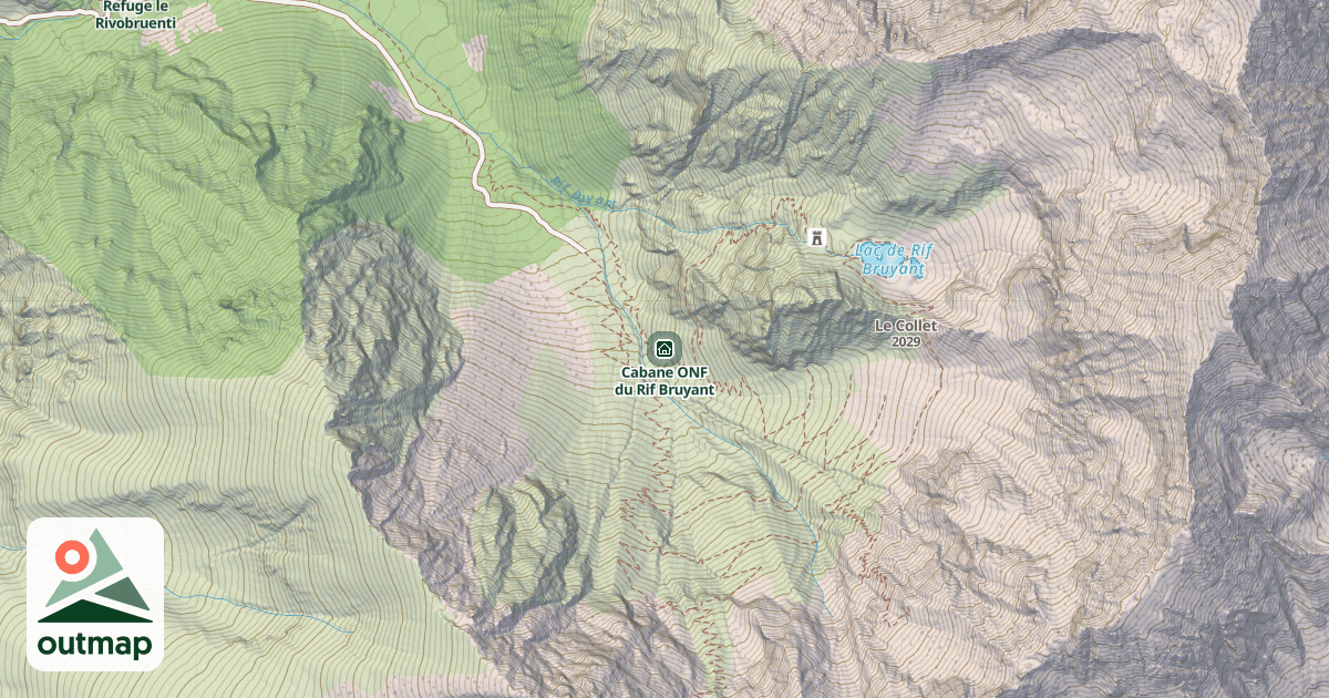 Map of Cabane ONF du Rif Bruyant