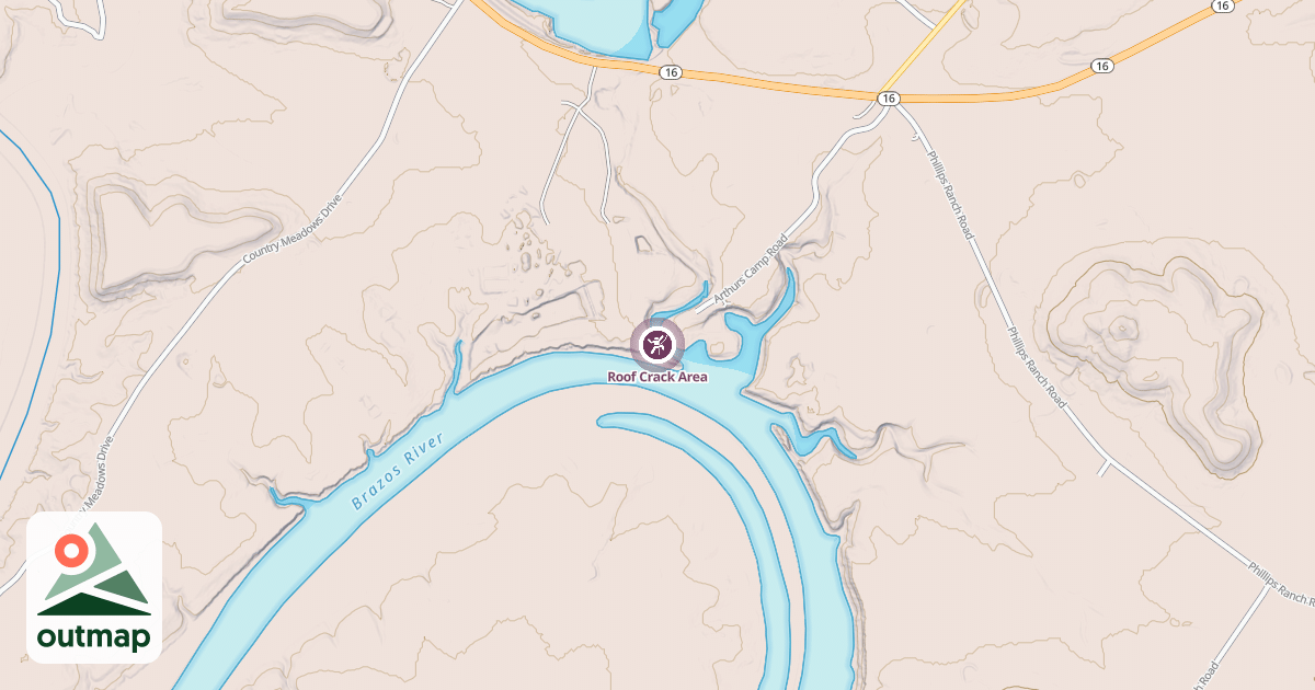 Map of Roof Crack Area