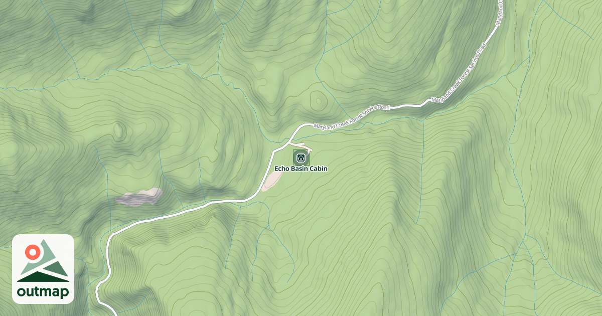 Map of Echo Basin Cabin