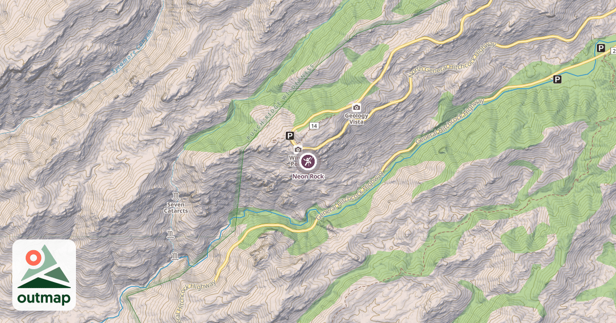 Map of Neon Rock