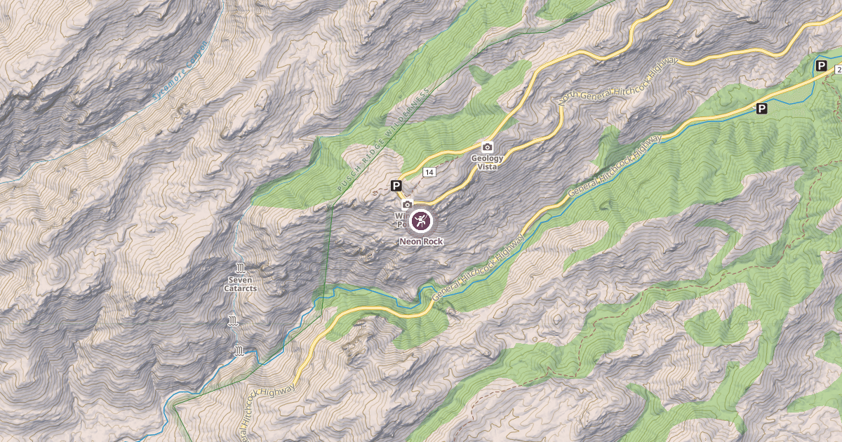 Map preview of Neon Rock