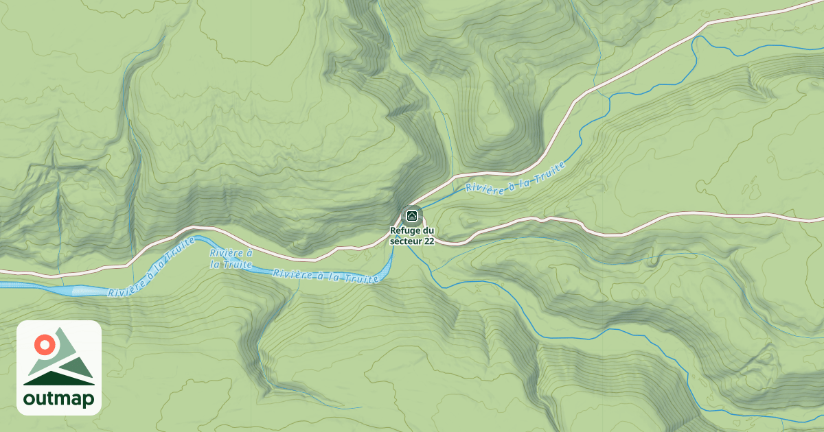 Map of Refuge du secteur 22