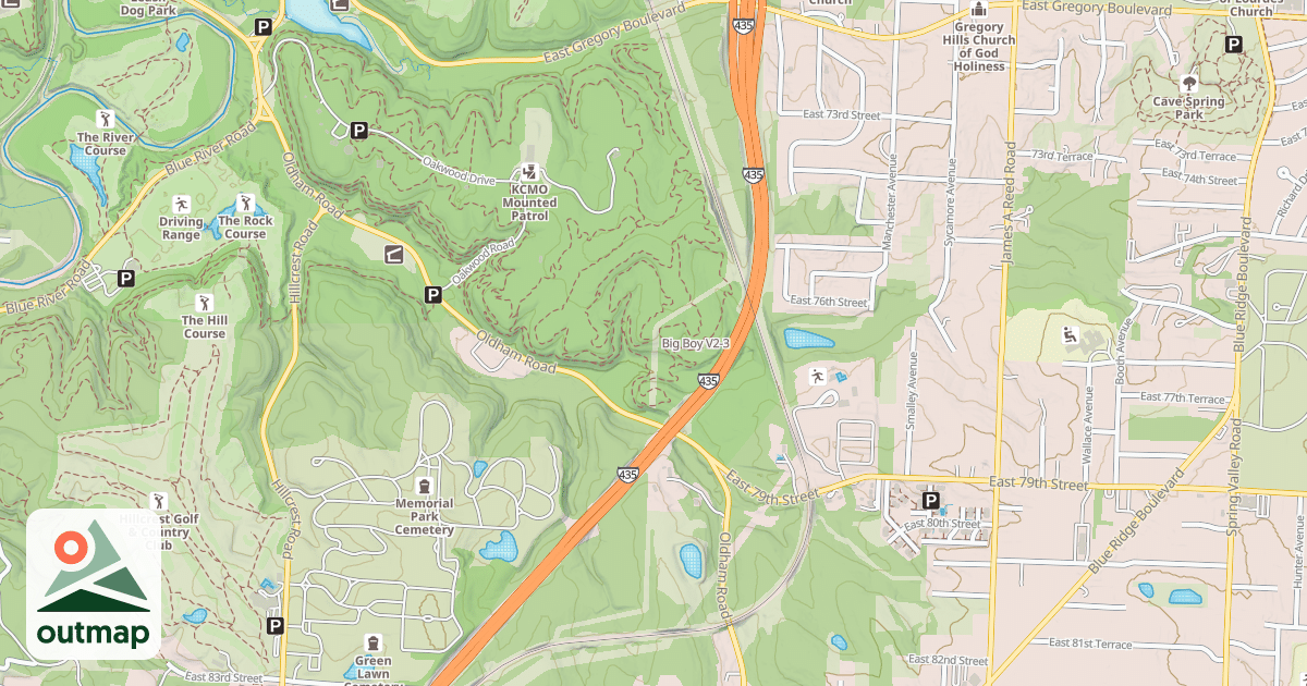 Map of Big Boy