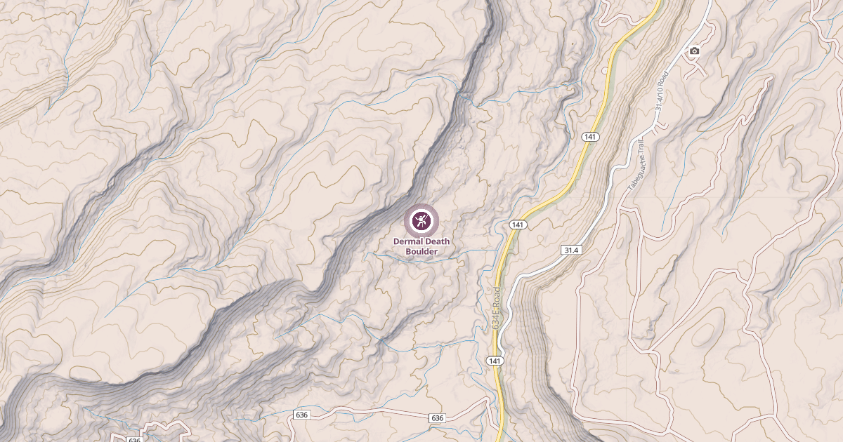Map preview of Dermal Death Boulder