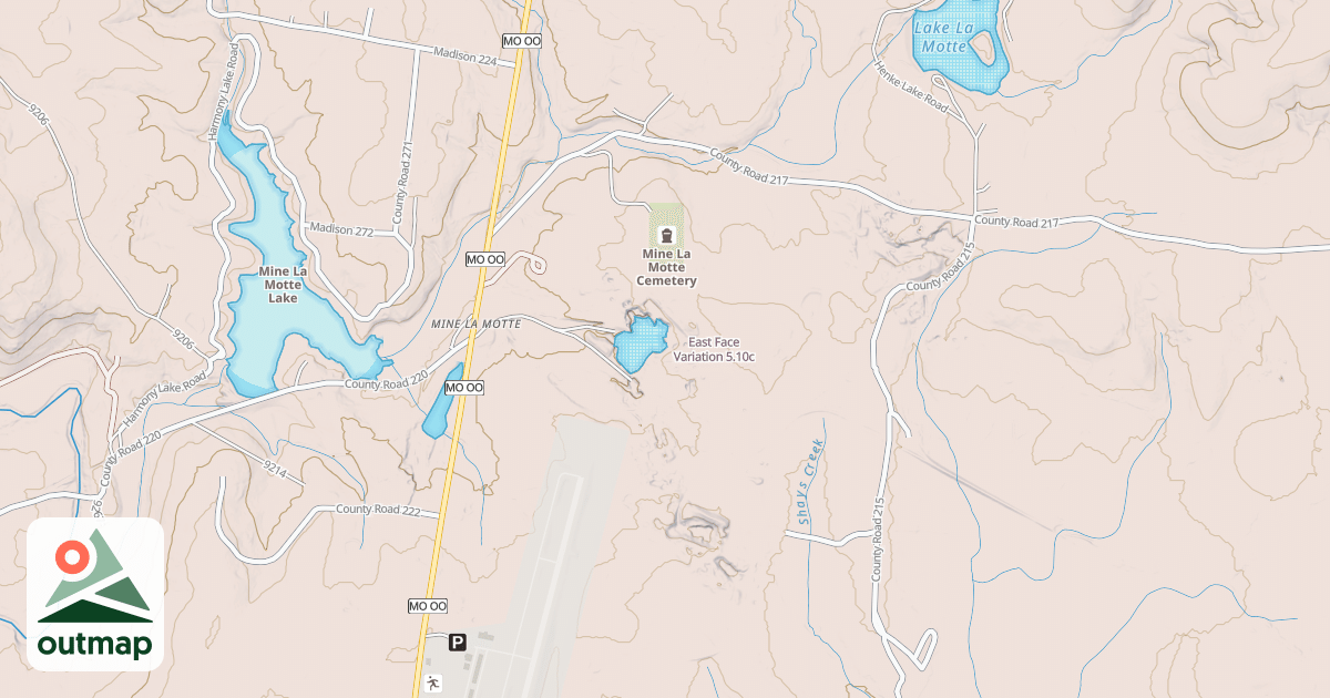 Map of East Face Variation