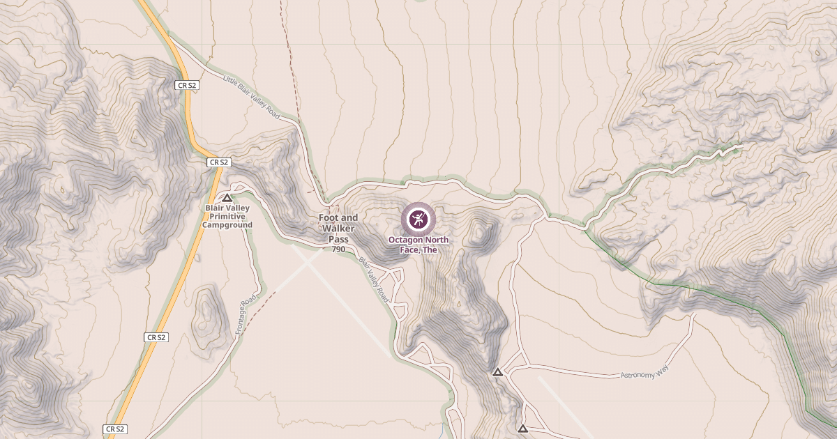 Map preview of Octagon North Face, The