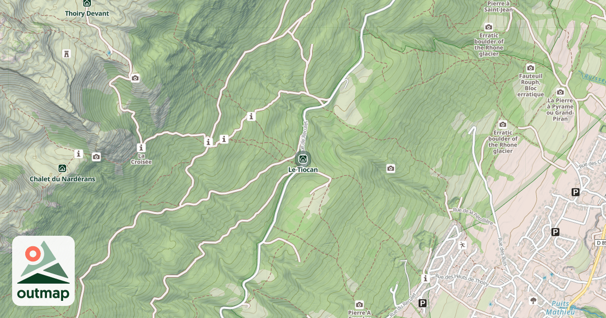 Map of Le Tiocan