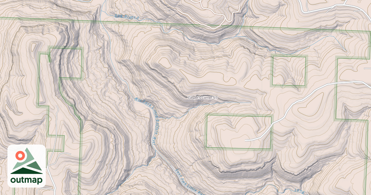 Map of Casper's Corner