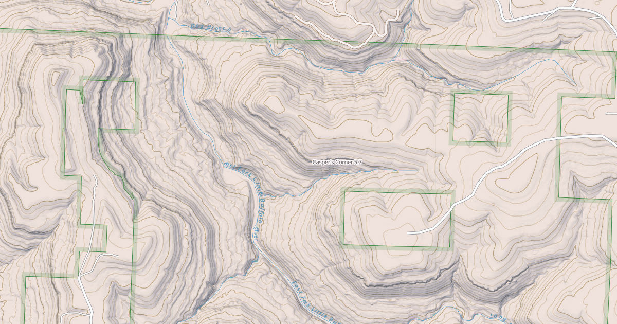 Map preview of Casper's Corner