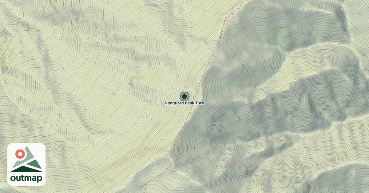 Map of Vanguard Peak Turk