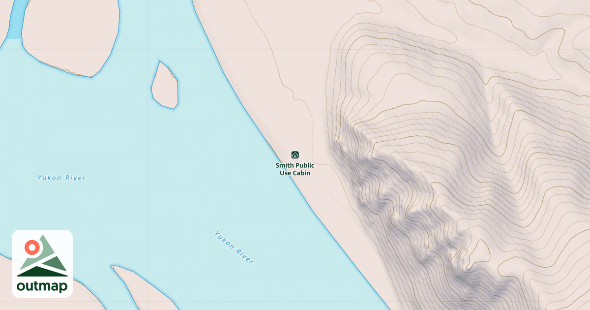 Map of Smith Public Use Cabin