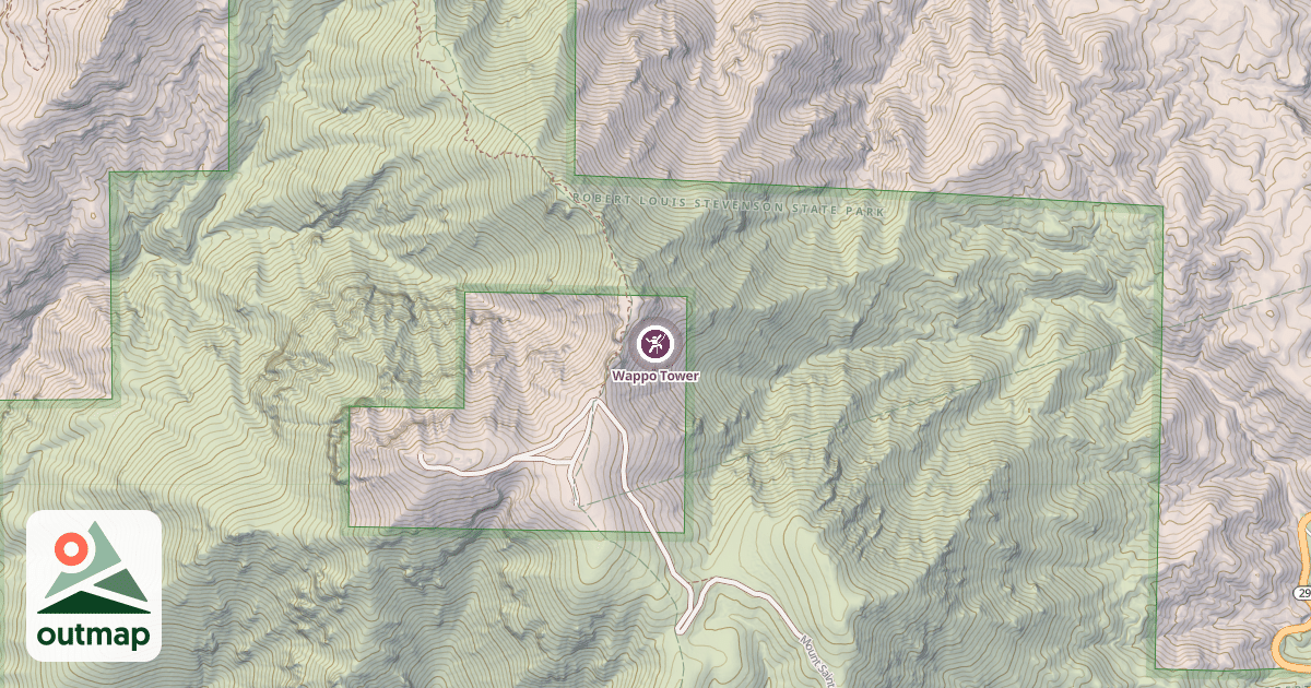 Map of Wappo Tower