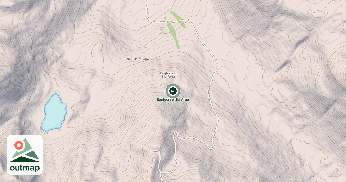 Map of Eaglecrest Ski Area