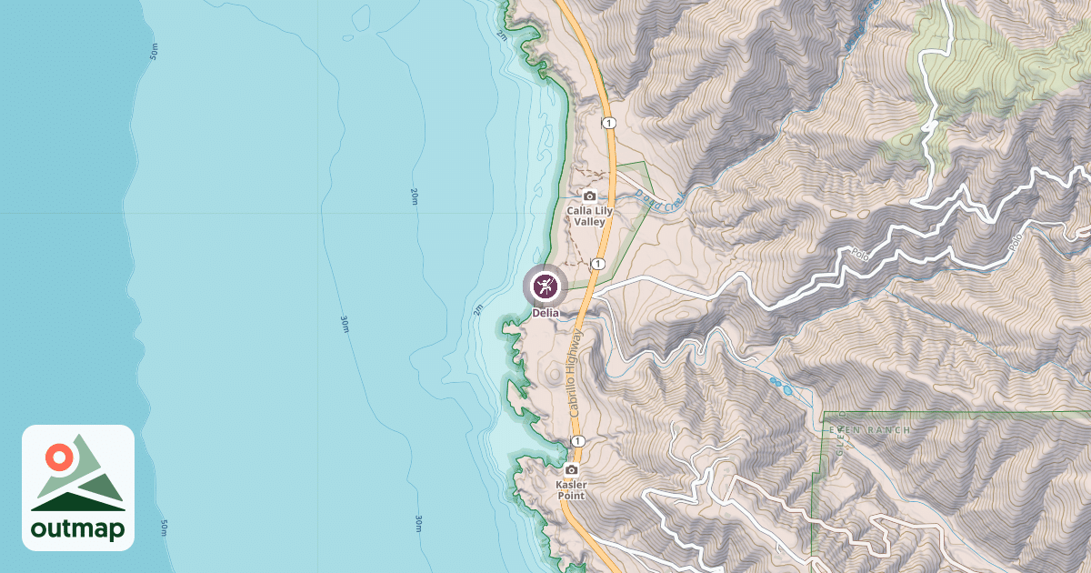 Map of Delia