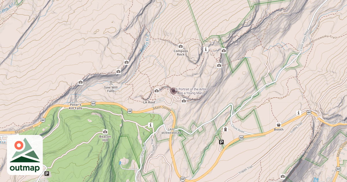 Map of A Portrait of the Artist as a Young Man