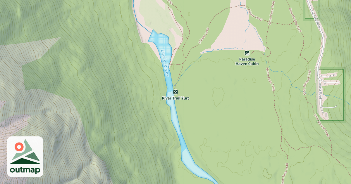 Map of River Trail Yurt